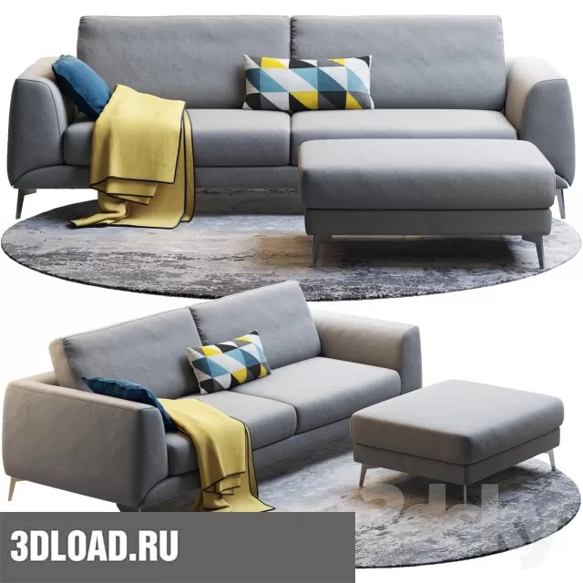 3DDD – SOFA 3DMODELS – 025