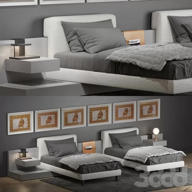 FURNITURE – BED – 3D MODELS – FREE DOWNLOAD – 6831 FURNITURE – BED – 3D MODELS – FREE DOWNLOAD – 6831