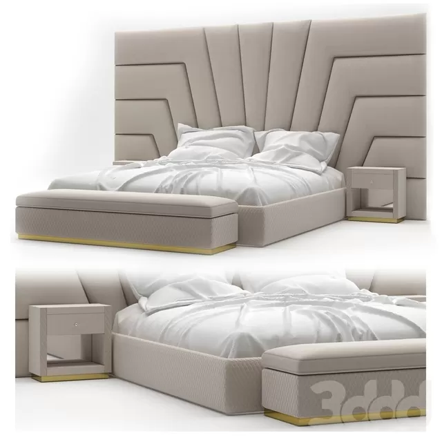 FURNITURE – BED – 3D MODELS – FREE DOWNLOAD – 6886