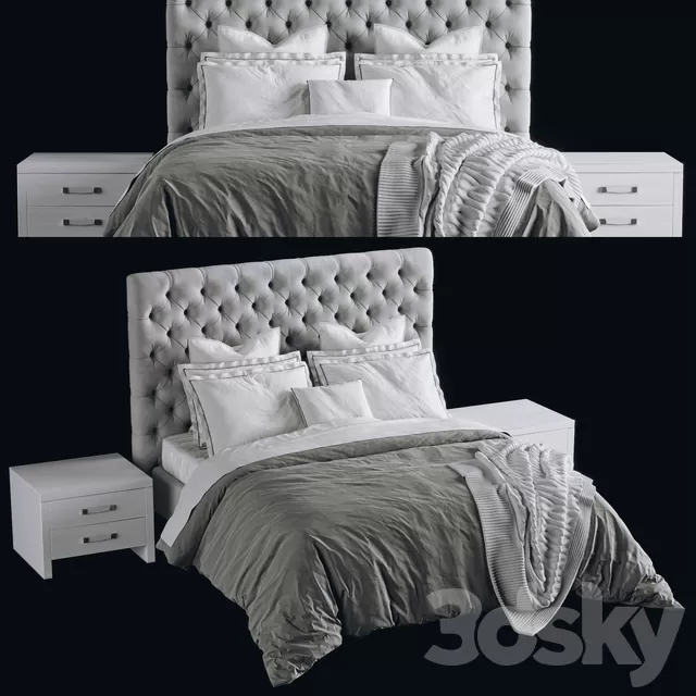 FURNITURE – BED – 3D MODELS – FREE DOWNLOAD – 6887