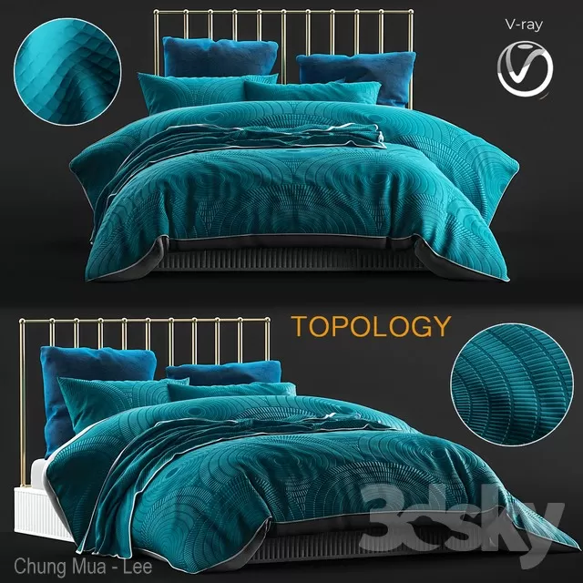 FURNITURE – BED – 3D MODELS – FREE DOWNLOAD – 6946