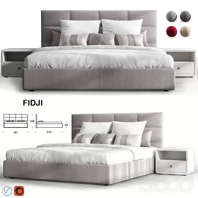 FURNITURE – BED – 3D MODELS – FREE DOWNLOAD – 7034 FURNITURE – BED – 3D MODELS – FREE DOWNLOAD – 7034