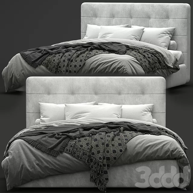 FURNITURE – BED – 3D MODELS – FREE DOWNLOAD – 7058 FURNITURE – BED – 3D MODELS – FREE DOWNLOAD – 7058