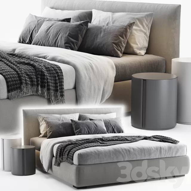 FURNITURE – BED – 3D MODELS – FREE DOWNLOAD – 7090 FURNITURE – BED – 3D MODELS – FREE DOWNLOAD – 7090