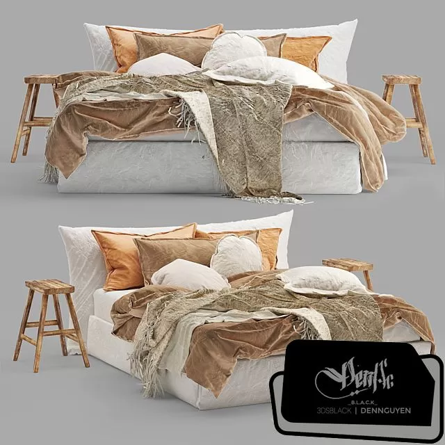 FURNITURE – BED – 3D MODELS – FREE DOWNLOAD – 7217