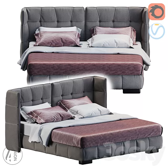 FURNITURE – BED – 3D MODELS – FREE DOWNLOAD – 7234