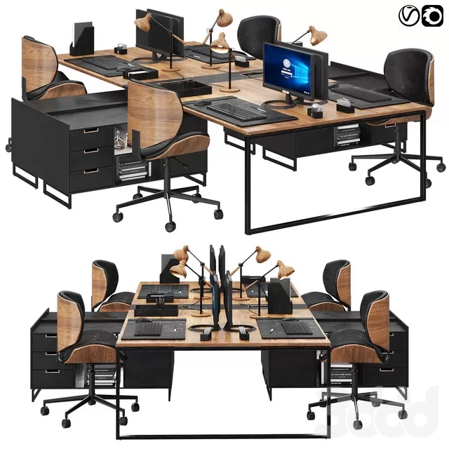 FURNITURE – OFFICE FURNITURE – 3D MODELS – FREE DOWNLOAD – 8685