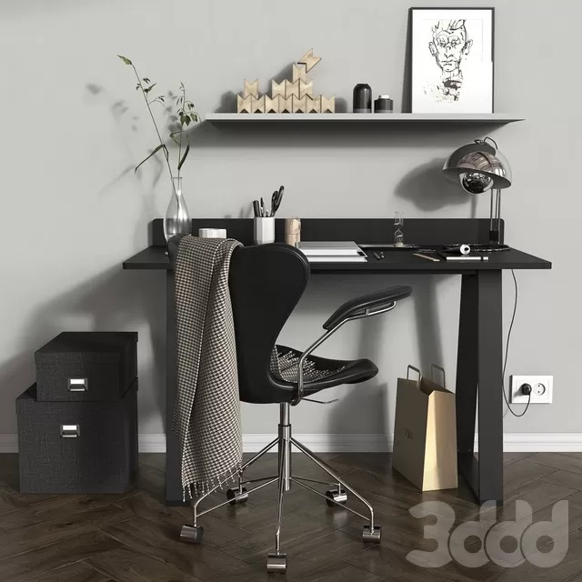 FURNITURE – OFFICE FURNITURE – 3D MODELS – FREE DOWNLOAD – 8714