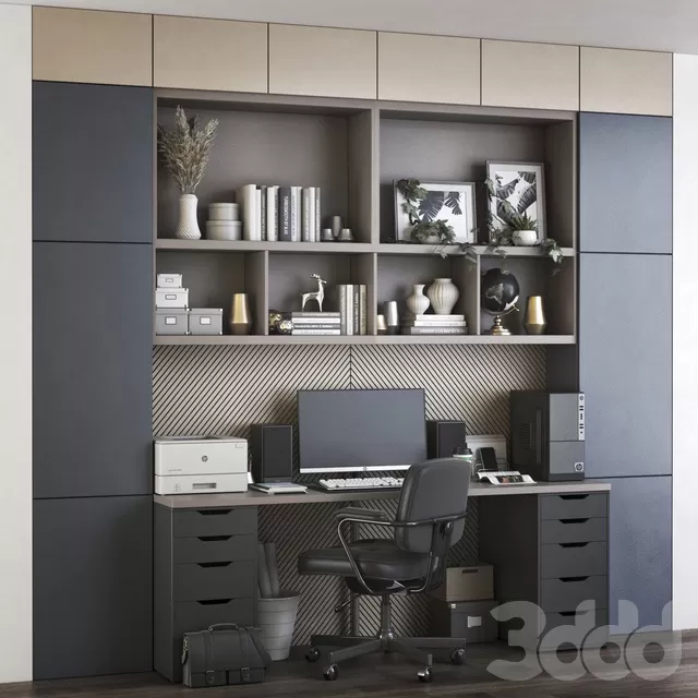 FURNITURE – OFFICE FURNITURE – 3D MODELS – FREE DOWNLOAD – 8736