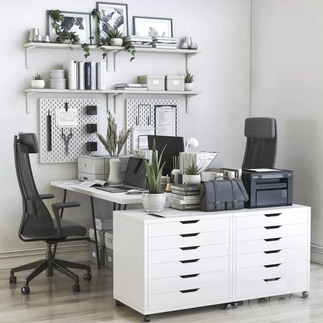 FURNITURE – OFFICE FURNITURE – 3D MODELS – FREE DOWNLOAD – 8739