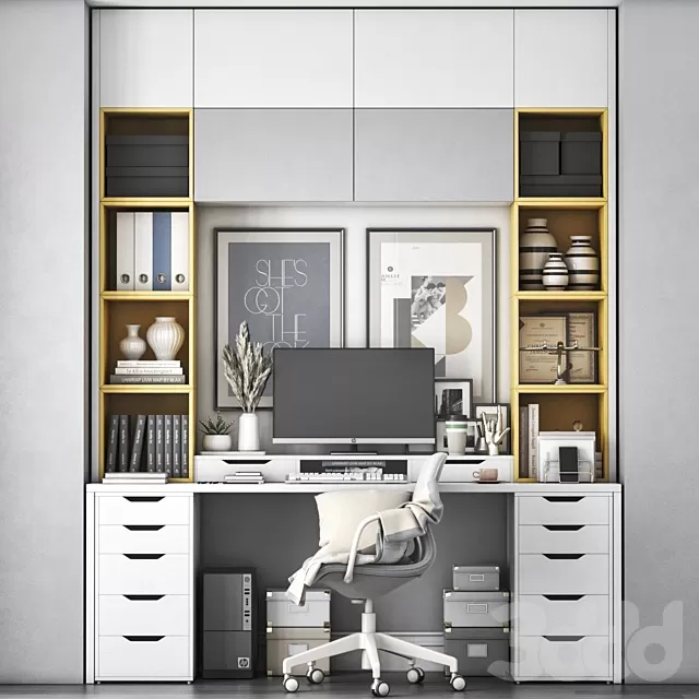 FURNITURE – OFFICE FURNITURE – 3D MODELS – FREE DOWNLOAD – 8769