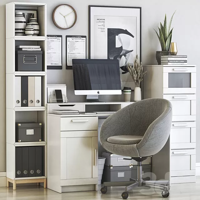 FURNITURE – OFFICE FURNITURE – 3D MODELS – FREE DOWNLOAD – 8775