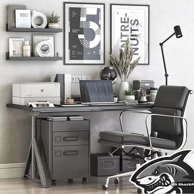 FURNITURE – OFFICE FURNITURE – 3D MODELS – FREE DOWNLOAD – 8777