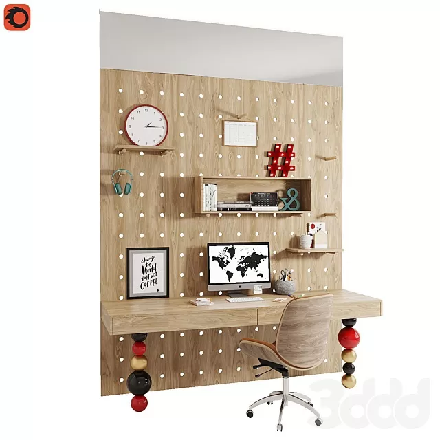 FURNITURE – OFFICE FURNITURE – 3D MODELS – FREE DOWNLOAD – 8778