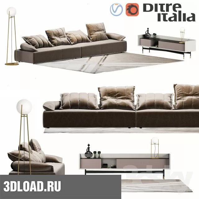 3DDD – SOFA 3DMODELS – 034