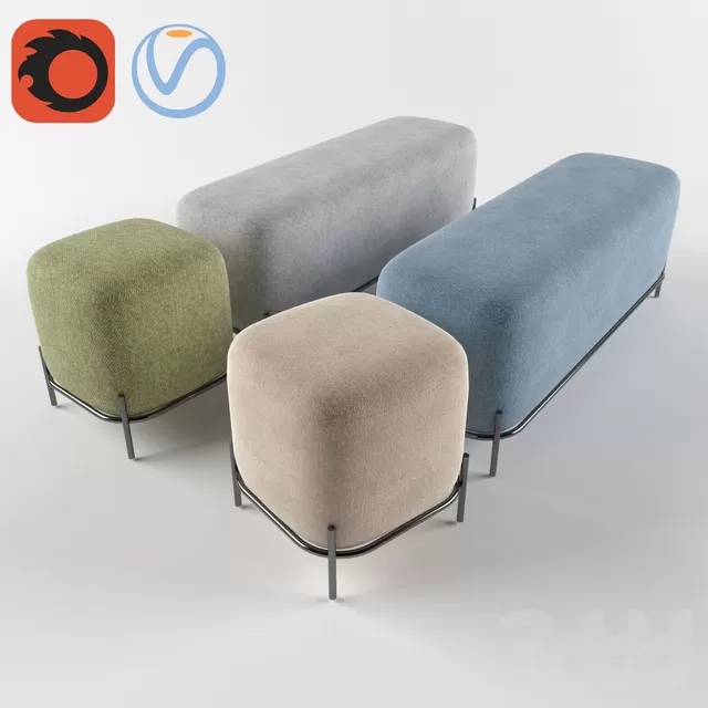 FURNITURE – OTHER SOFT SEATING – 3D MODELS – FREE DOWNLOAD – 8889