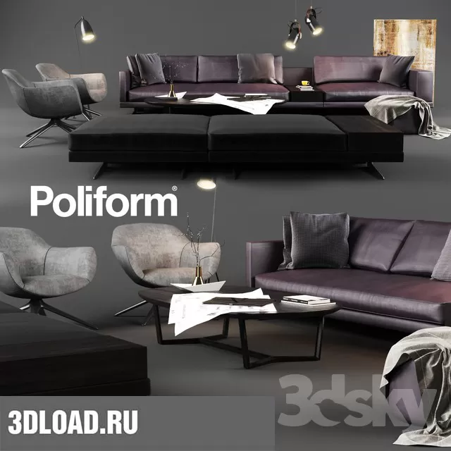 3DDD – SOFA 3DMODELS – 037
