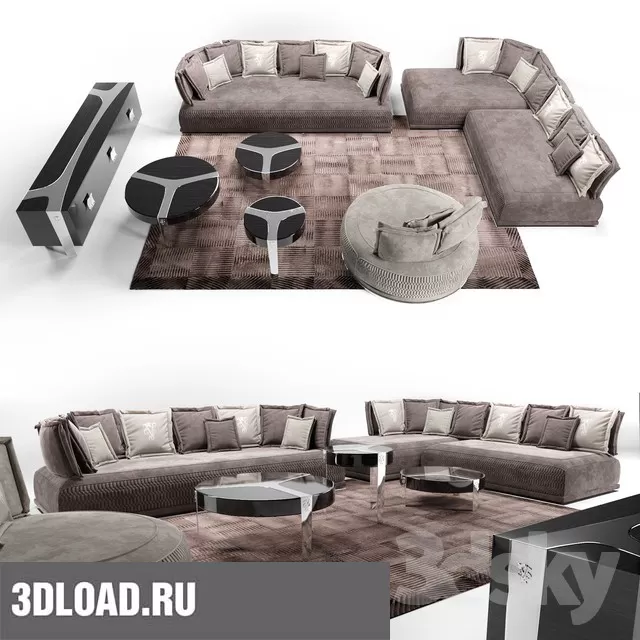 3DDD – SOFA 3DMODELS – 038