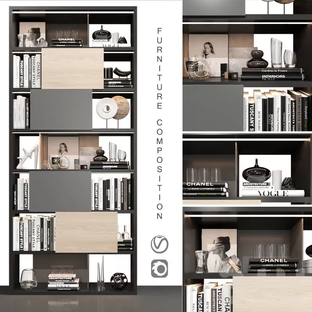 FURNITURE – RACK – 3D MODELS – FREE DOWNLOAD – 9398