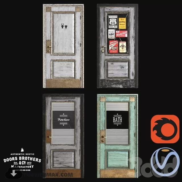 DOOR – 3DS MAX MODEL – 111