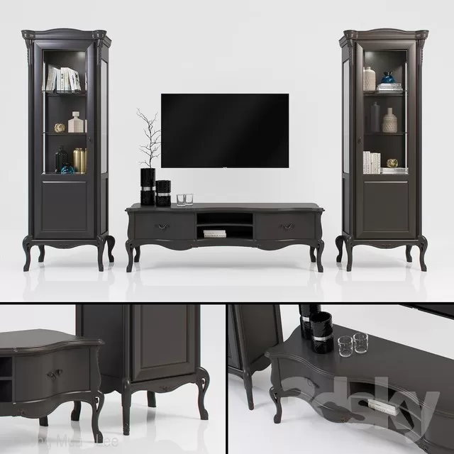 FURNITURE – SIDEBOARD & CHEST OF DRAWER – 3D MODELS – FREE DOWNLOAD – 9460