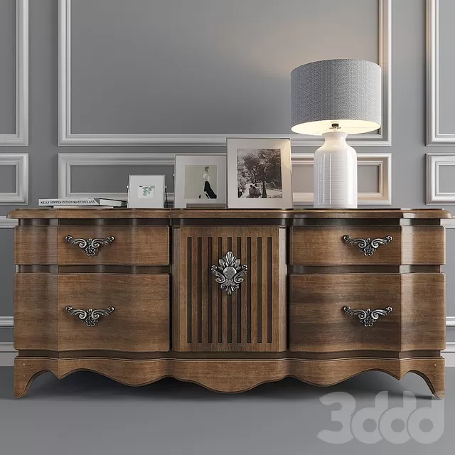 FURNITURE – SIDEBOARD & CHEST OF DRAWER – 3D MODELS – FREE DOWNLOAD – 9474