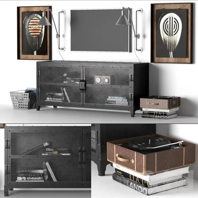 FURNITURE – SIDEBOARD & CHEST OF DRAWER – 3D MODELS – FREE DOWNLOAD – 9482