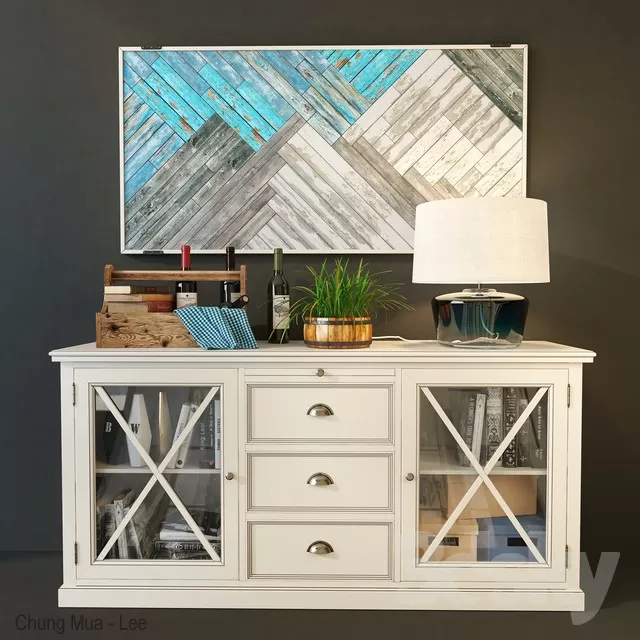 FURNITURE – SIDEBOARD & CHEST OF DRAWER – 3D MODELS – FREE DOWNLOAD – 9484