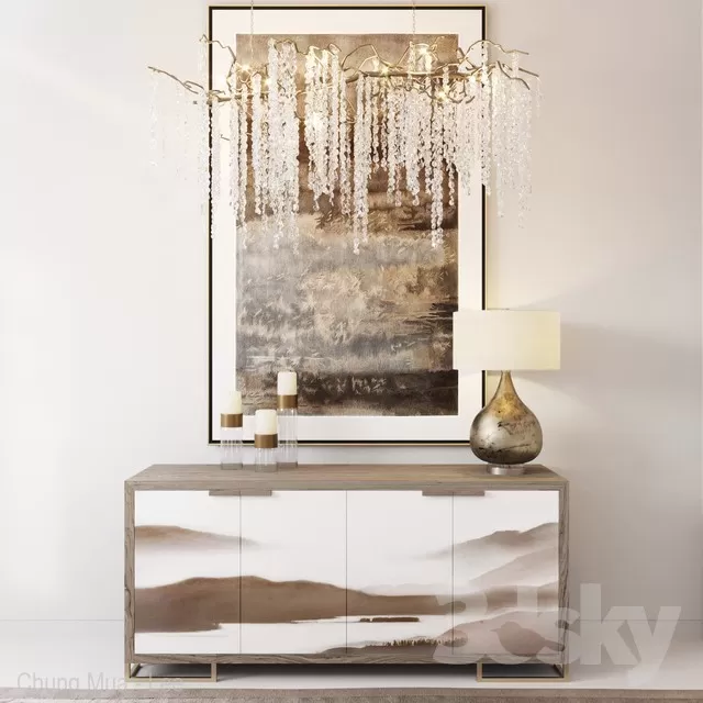 FURNITURE – SIDEBOARD & CHEST OF DRAWER – 3D MODELS – FREE DOWNLOAD – 9487