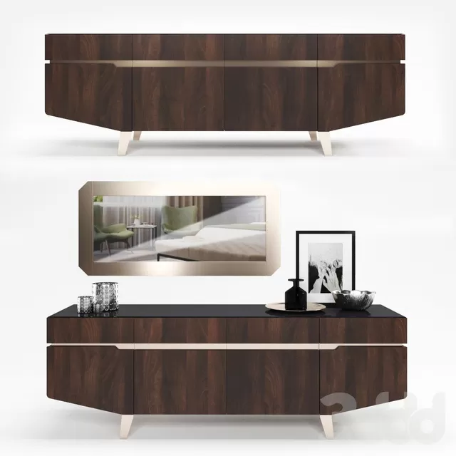 FURNITURE – SIDEBOARD & CHEST OF DRAWER – 3D MODELS – FREE DOWNLOAD – 9500