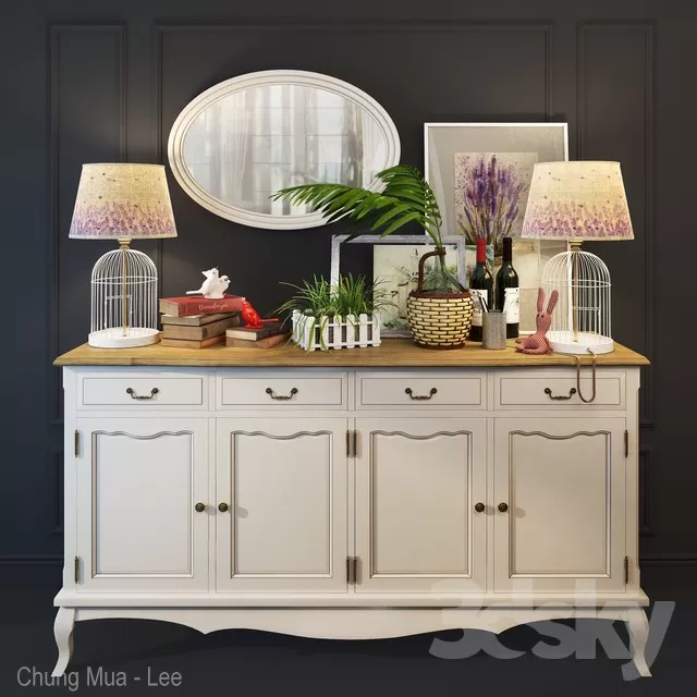 FURNITURE – SIDEBOARD & CHEST OF DRAWER – 3D MODELS – FREE DOWNLOAD – 9501