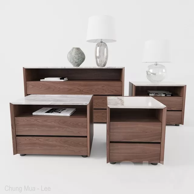FURNITURE – SIDEBOARD & CHEST OF DRAWER – 3D MODELS – FREE DOWNLOAD – 9504