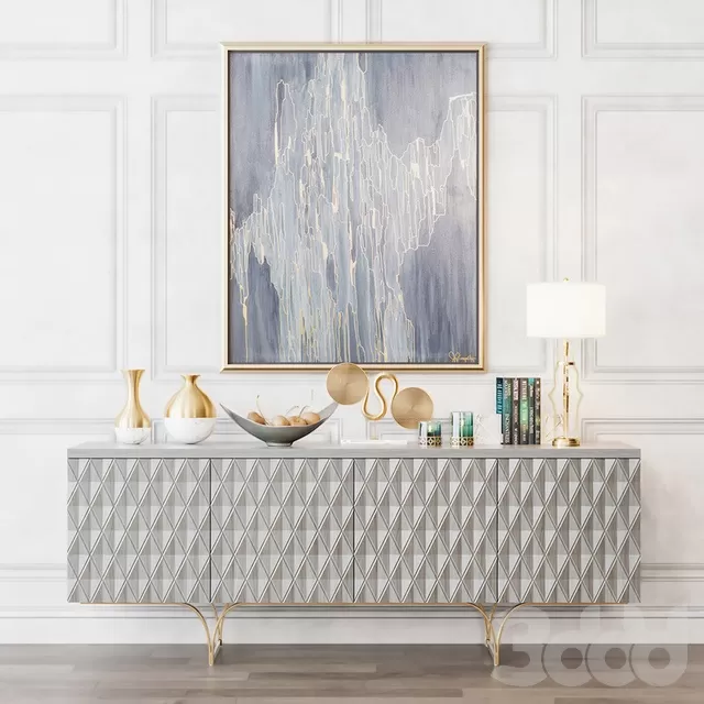 FURNITURE – SIDEBOARD & CHEST OF DRAWER – 3D MODELS – FREE DOWNLOAD – 9507