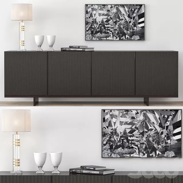 FURNITURE – SIDEBOARD & CHEST OF DRAWER – 3D MODELS – FREE DOWNLOAD – 9512