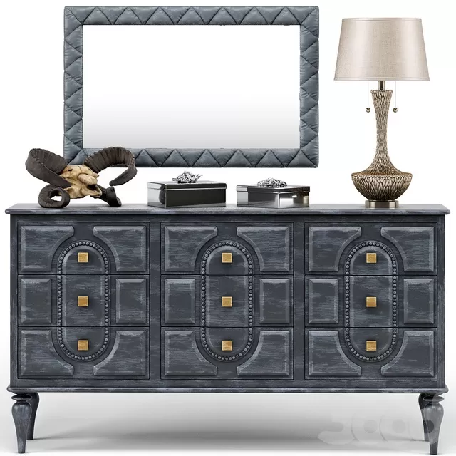 FURNITURE – SIDEBOARD & CHEST OF DRAWER – 3D MODELS – FREE DOWNLOAD – 9519