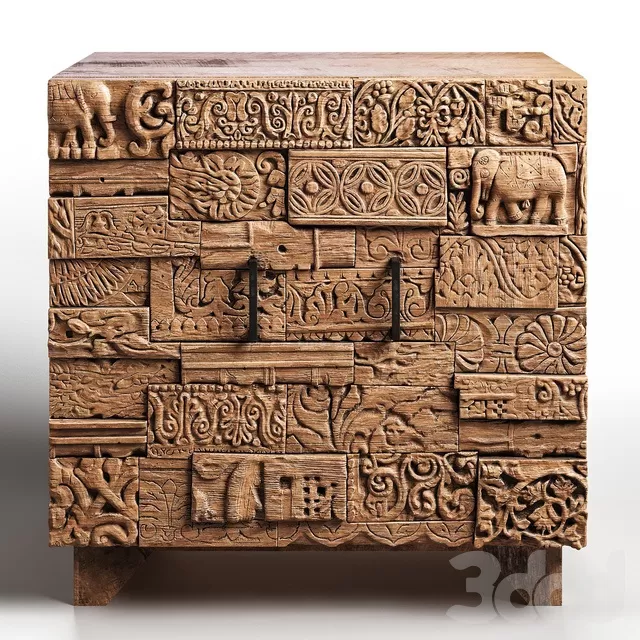 FURNITURE – SIDEBOARD & CHEST OF DRAWER – 3D MODELS – FREE DOWNLOAD – 9521