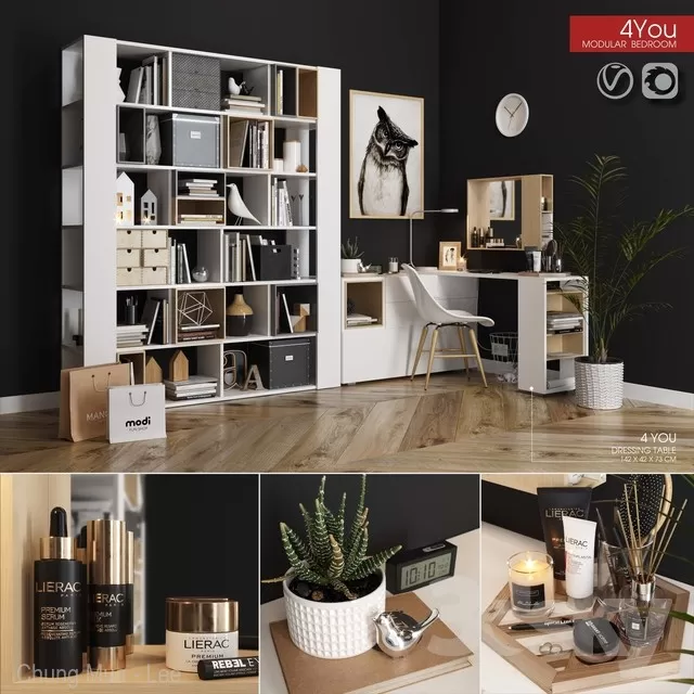 FURNITURE – SIDEBOARD & CHEST OF DRAWER – 3D MODELS – FREE DOWNLOAD – 9524