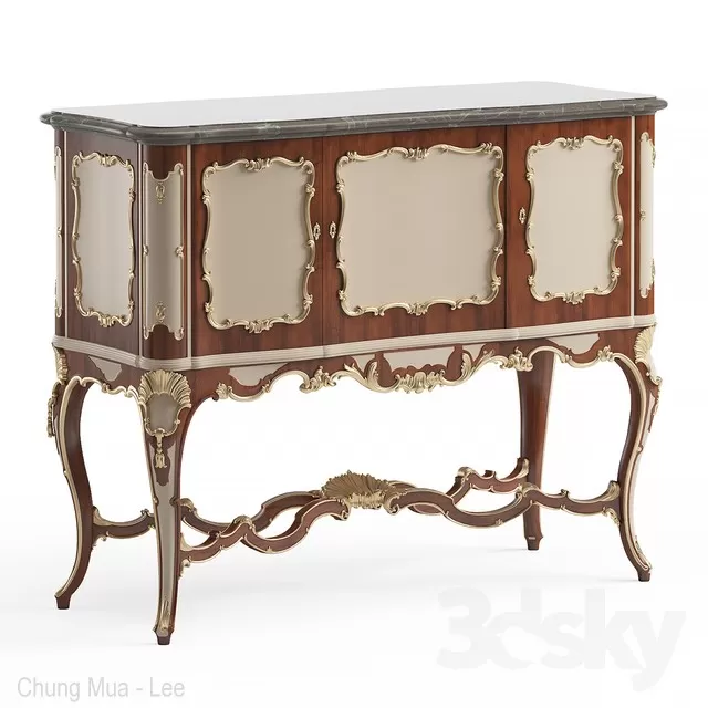 FURNITURE – SIDEBOARD & CHEST OF DRAWER – 3D MODELS – FREE DOWNLOAD – 9529