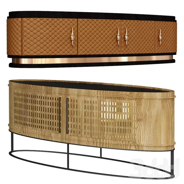 FURNITURE – SIDEBOARD & CHEST OF DRAWER – 3D MODELS – FREE DOWNLOAD – 9531