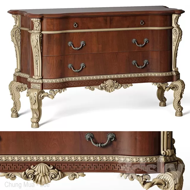 FURNITURE – SIDEBOARD & CHEST OF DRAWER – 3D MODELS – FREE DOWNLOAD – 9567