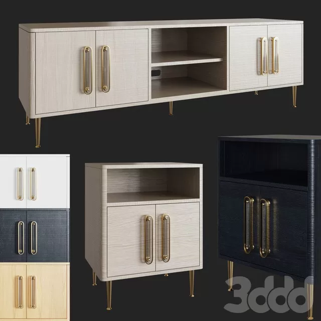 FURNITURE – SIDEBOARD & CHEST OF DRAWER – 3D MODELS – FREE DOWNLOAD – 9577