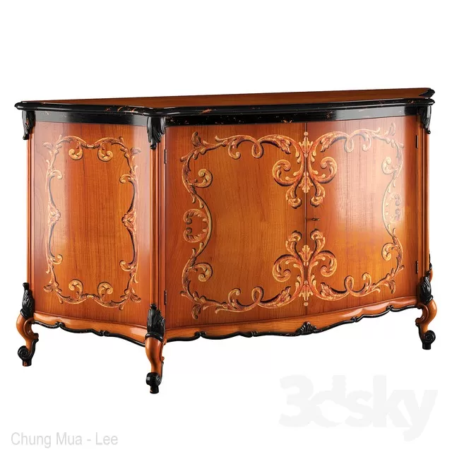 FURNITURE – SIDEBOARD & CHEST OF DRAWER – 3D MODELS – FREE DOWNLOAD – 9602