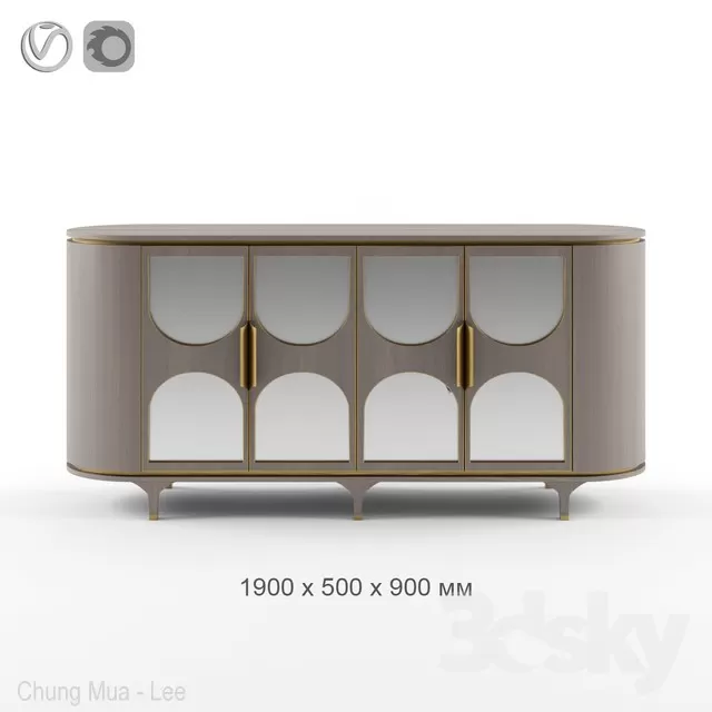 FURNITURE – SIDEBOARD & CHEST OF DRAWER – 3D MODELS – FREE DOWNLOAD – 9613