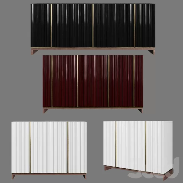 FURNITURE – SIDEBOARD & CHEST OF DRAWER – 3D MODELS – FREE DOWNLOAD – 9652