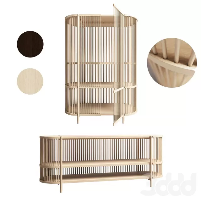 FURNITURE – SIDEBOARD & CHEST OF DRAWER – 3D MODELS – FREE DOWNLOAD – 9685