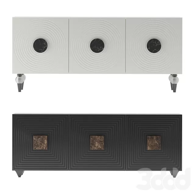 FURNITURE – SIDEBOARD & CHEST OF DRAWER – 3D MODELS – FREE DOWNLOAD – 9690