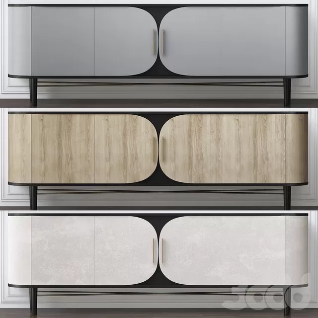 FURNITURE – SIDEBOARD & CHEST OF DRAWER – 3D MODELS – FREE DOWNLOAD – 9717