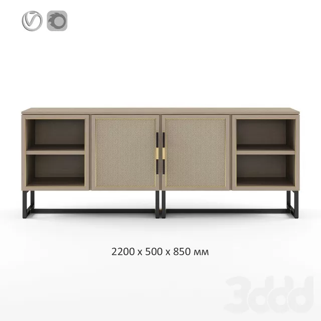 FURNITURE – SIDEBOARD & CHEST OF DRAWER – 3D MODELS – FREE DOWNLOAD – 9719