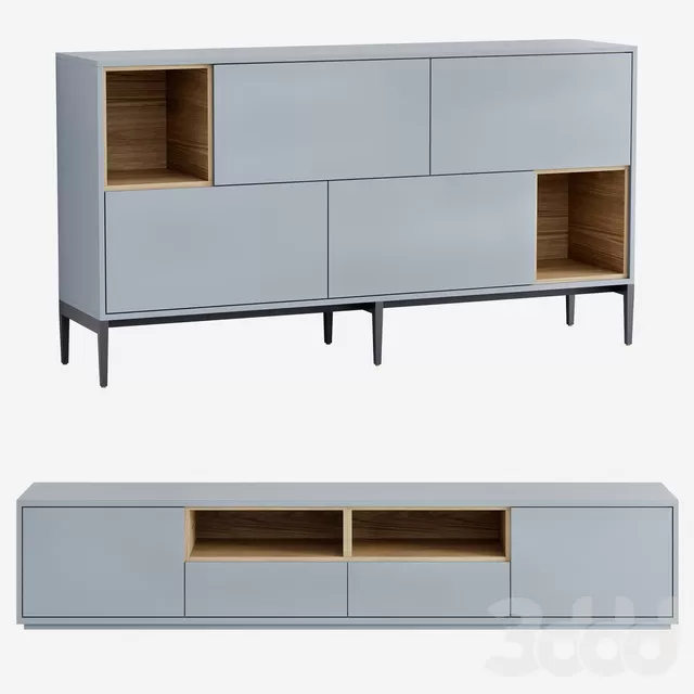 FURNITURE – SIDEBOARD & CHEST OF DRAWER – 3D MODELS – FREE DOWNLOAD – 9728