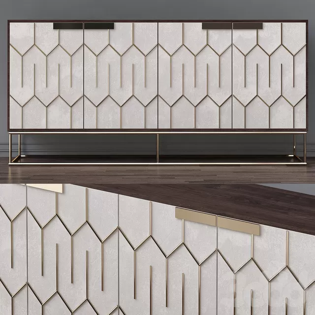 FURNITURE – SIDEBOARD & CHEST OF DRAWER – 3D MODELS – FREE DOWNLOAD – 9752